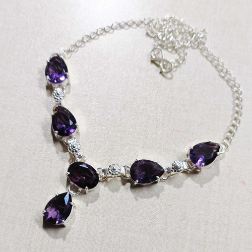Blue amethyst gemstone - blue,