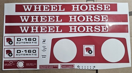 New wheel horse - horse, decals