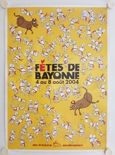 Affiche FÊTES DE BAYONNE Hestas de Baiona - Baionako Bestak 2004 YOKODE YASUSHI