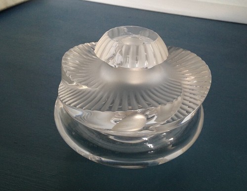 Flacon cristal parfum signé - flacon,