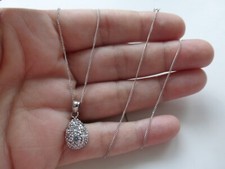 collier neuf argent 925 traité Rhodié, poinçons  3,10gr : chaine 46cm maille gou