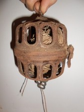 Ancien distributeur de fil en fonte de fer bobine mercerie XIX ème