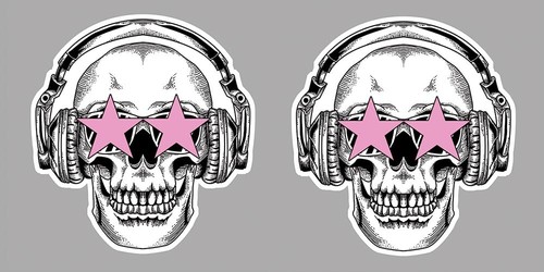 Stickers disco dance techno - 2,