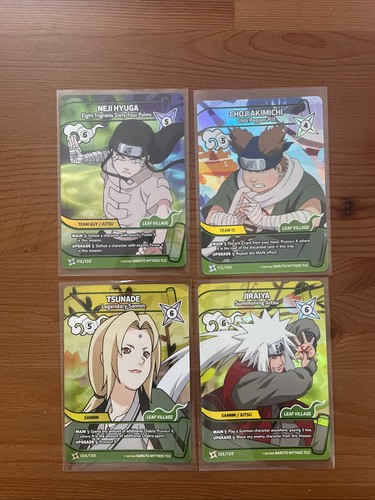 Naruto mythos tcg 4 cartes - mythos,