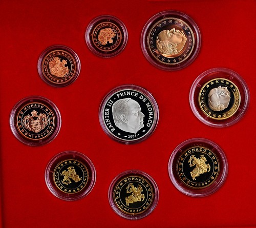 Coffret monaco 2004 - coffret,