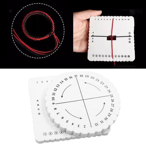 Kumihimo perles cordon - cordon, disque