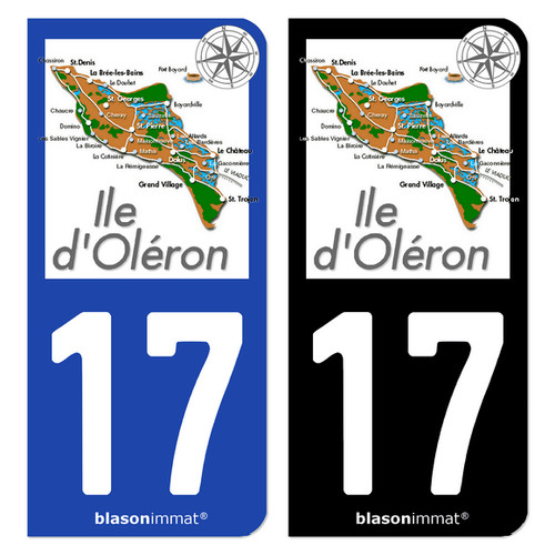 Autocollant plaque