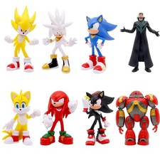 Lot de 8 Figurines Sonic The