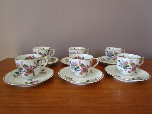 Tasses café sous - 6, &
