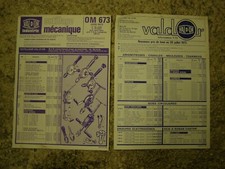 outillage électrique et mécanique VAL D'OR 2 feuillets 1973