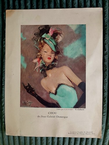 Rare menu 1955 cabaret - menu,