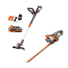 Kit jardinage FUXTEC 20 V FX-20VSET5 composé du FX-E1RT20SET et du FX-E1HS20
