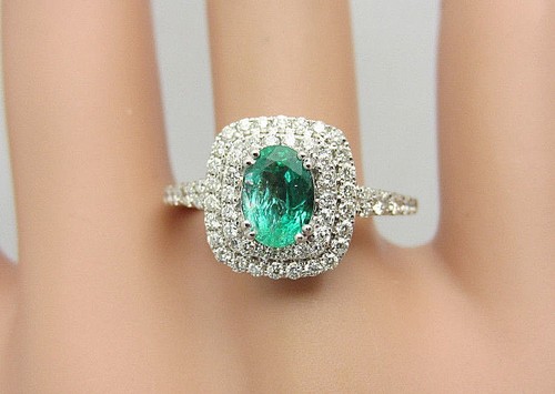 Bague émeraude colombienne - en,