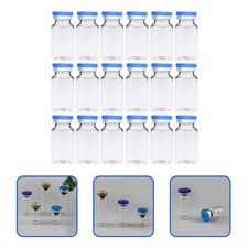  30 Pcs Bouteille Ronde Transparente Petites Bouteilles Gourde Verre