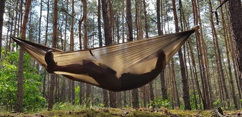 Ultralight hammock dark - ultralight, green