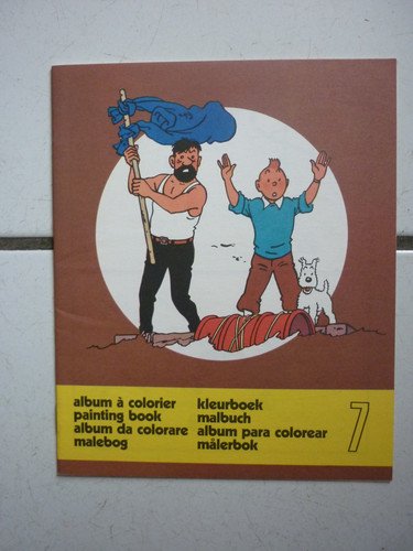 Tintin album colorier - tintin,