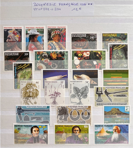 Timbres polynesie francaise - timbres,