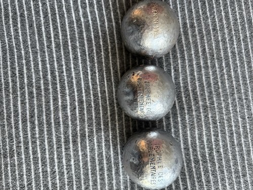 Boules pétanque triplette - boules,