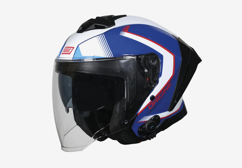 Casque jet bluetooth intégré - bluetooth,