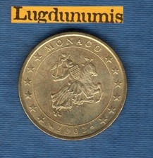 Monaco 2002 50 Centimes D'Euro SUP SPL Pièce neuve de rouleau Sceau des Grimaldi