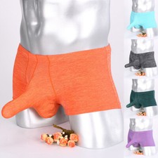 Hommes Éléphant Nez Sous-Vêtements Boxer Slips Poche Bombée Culotte Caleçon § /
