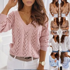 Pull Tricoté À Col En V Pour