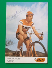 CYCLISME carte cycliste JEAN JACQUES FUSSIEN équipe BIC 1973  Signée