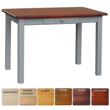 Table à manger grise AVEC