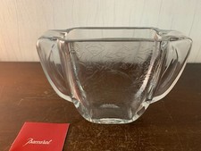 Vase gravé oiseaux du paradis