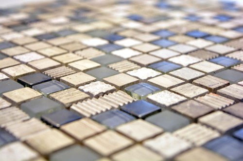 Mosaïque carreau translucide