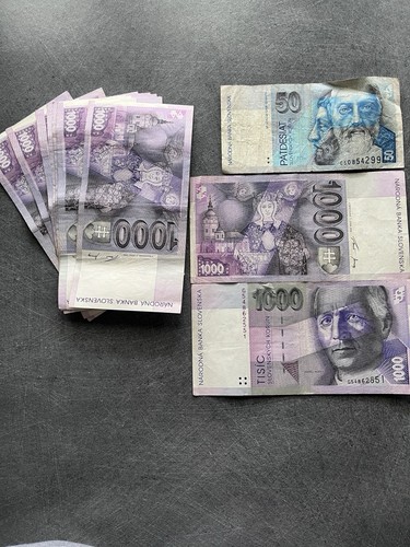 Billet slovaque 1000 - slovaque,