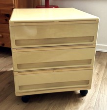 Commode / caisson 3 tiroirs années 60/70 en ABS - Voir descriptif