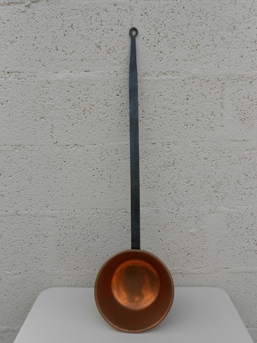 Grande louche cuivre déco - grande,