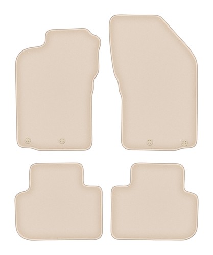 Tapis sol velours beige - tapis, de