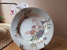 KG Lunéville deux assiettes décor bleuet en parfait état