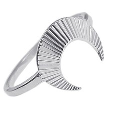 BAGUE Lune en ARGENT 925