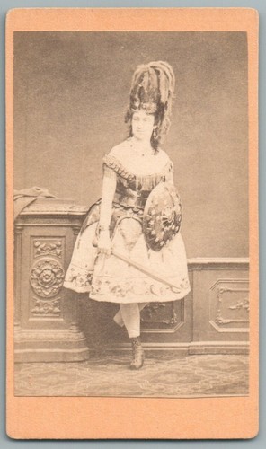 Cdv 1870 actrice opéra - cdv,