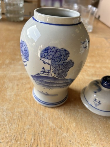 Ancien pot couvert potiche - ancien,