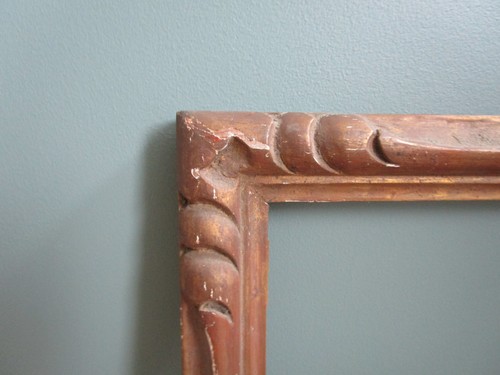 Cadre ancien bois sculpté - ,