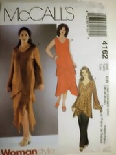 PATRON DE COUTURE *McCALL'S*. 2 MODELES ROBES+ENS PANTALON. SIZE-18W-20W-22W-24W