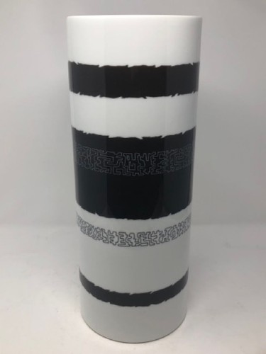 Grisaille banded ceramic - grisaille,