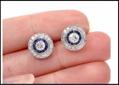 Boucles oreilles vintage - d'oreilles, en