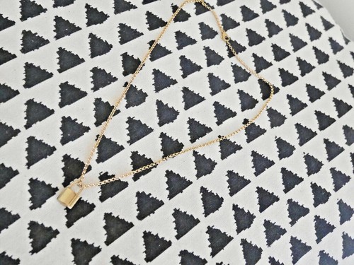 Collier pendentif cadenas - collier,