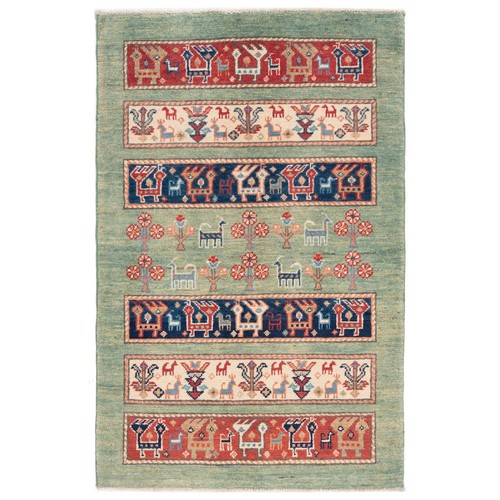 Kazak 125x81 tapis orient - tapis,
