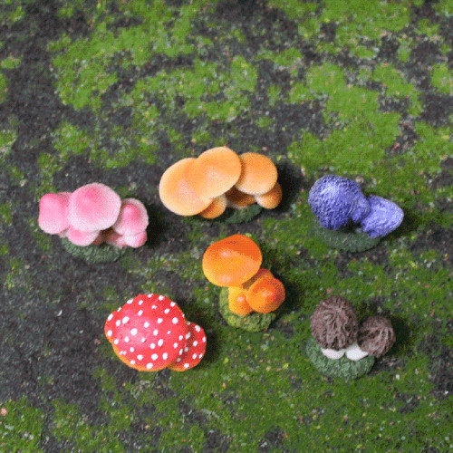 Lot figurines champignons - lot,