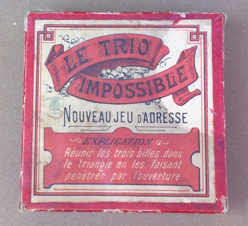 Ancien jeu adresse trio - d'adresse, le