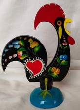 Coq Portugais Peint À La Main, porte-serviette