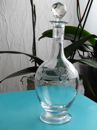 Baccarat ancienne carafe vin - baccarat,