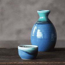Lot de 3 carafe Tokkuri