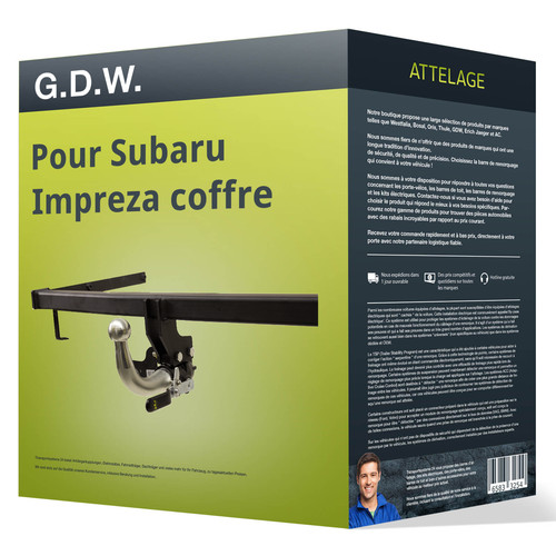 Attelage pour subaru impreza - attelage,